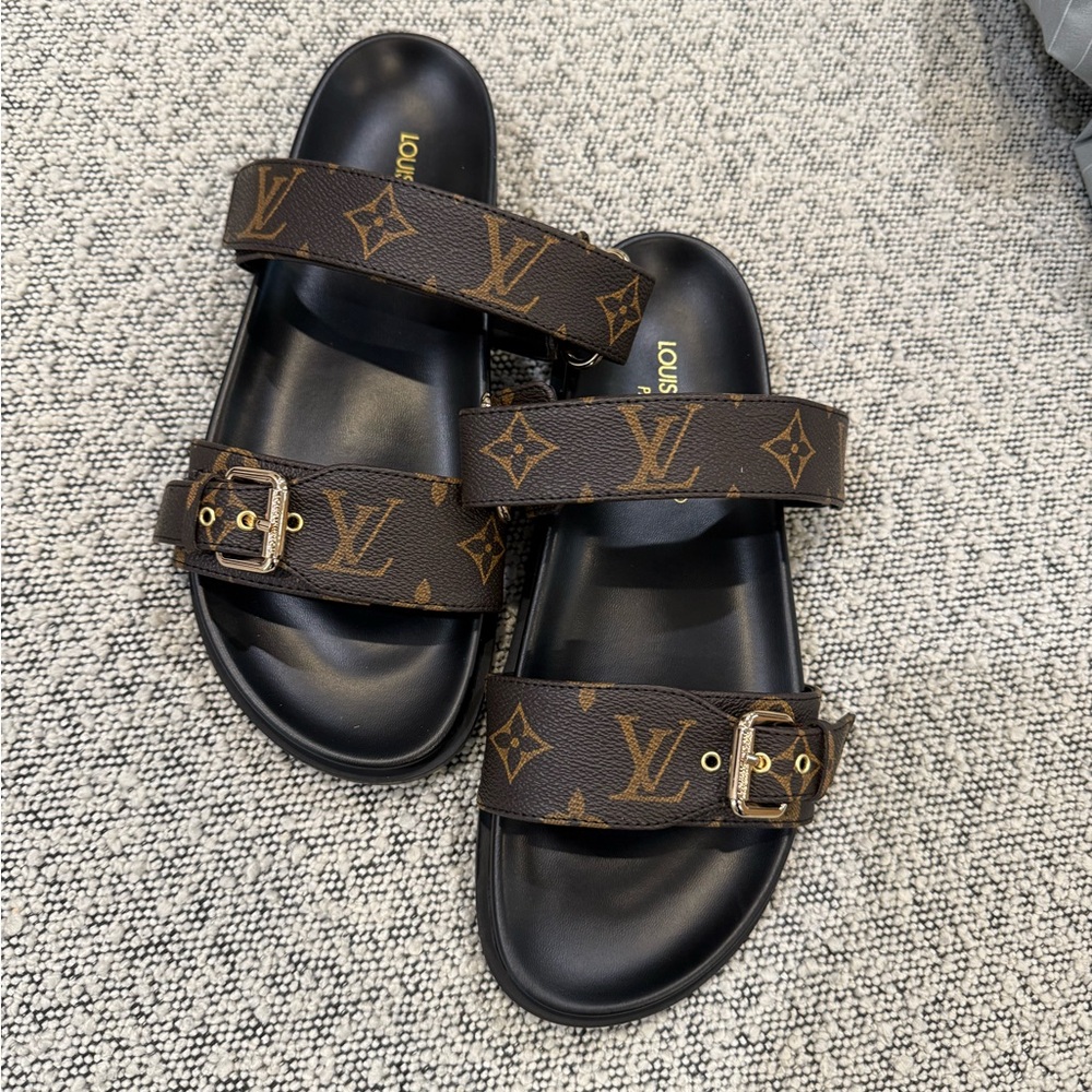 LV Monograms Slides